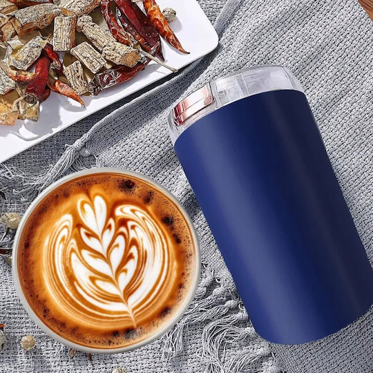 Elektrischer Kaffeemühle 200W Blau