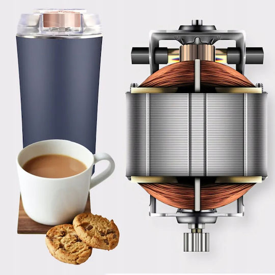 Elektrischer Kaffeemühle 200W Blau