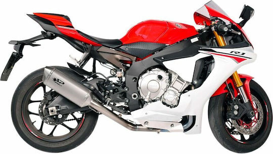 Spark Крайна Тръба на Изпускателната Система Стоманена Кръгла Конична Gya8829t Yamaha YZF-R1 1000 ABS 15-19