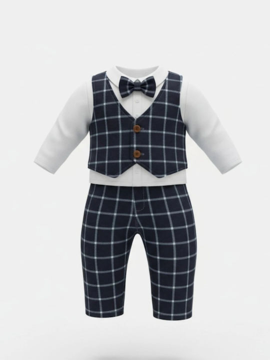 Babydom Costum De Botez Albastru