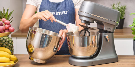 Zelmer Küchenmaschine 1550W mit Rostfreiem Schüssel 4,6lt