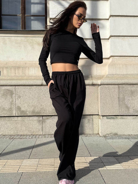 Damen Jogginghosen Jet Schwarz