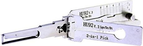 Lishi Original Hu92 2 În 1 Instrument Auto Decoder Ridicător Dublu Aprindere Uși Portbagaj Compatibil Bmw Mini Land Rover Range Rover