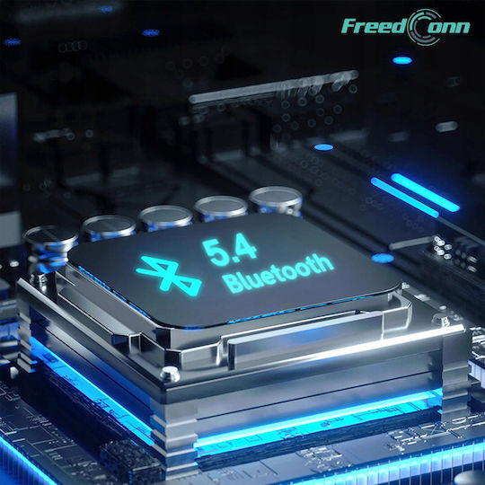 FreedConn F1 Plus V2 Единичен Интерком за Каска на Мотоциклет с Bluetooth