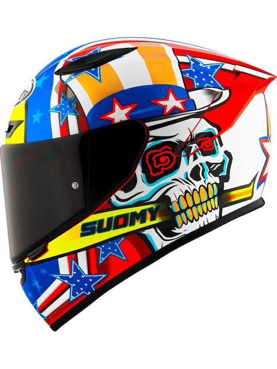 Suomy Track-1 Riot Motorcycle Helmet Full Face ECE 22.06 1350g with Pinlock