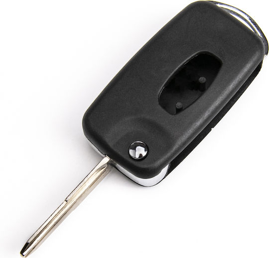 Autoschlüsselhülle mit Schlüsselblatt mit 2 Tasten für Mitsubishi
