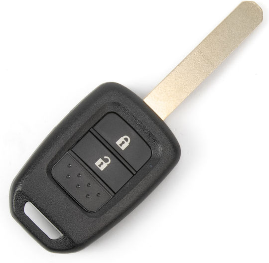 Car Key Shell with Blade with 2 Buttons for Honda