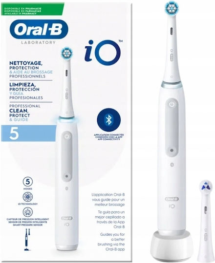 Oral-B Електрическа Четка За Зъби С Батерии Сензор За Натиск Бяла