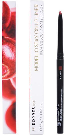 Korres Μorello Stay On Lip Liner Μολύβι Χειλιών
