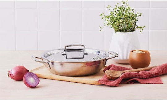 Le Creuset Неръждаема Плитка Тенджера 4.8л /