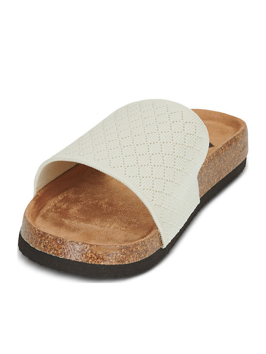 Women's Flat Sandals White