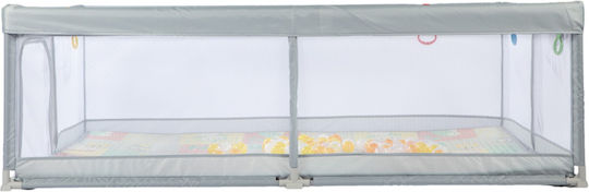 Parc cu Saltea Gri 200x180cm