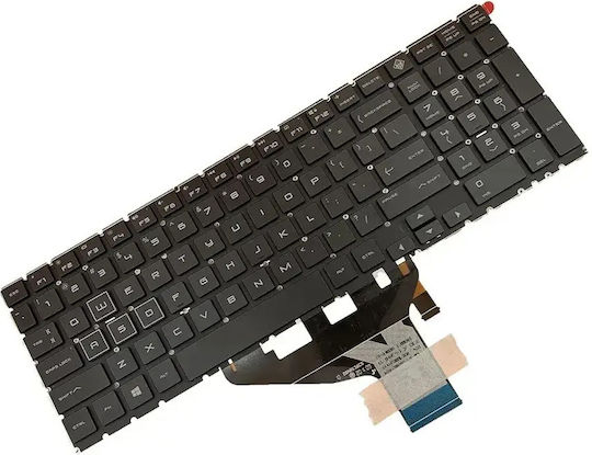 Mentor Premium Laptop-Tastatur Hp L32770-001 Mit Hintergrundbeleuchtung Weiß Englisch (US)
