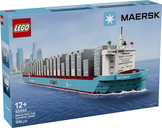 LEGO Exclusive Maersk Dual-Fuel Container Vessel για 13+ Ετών 1516τμχ 40955 | Skroutz.gr
