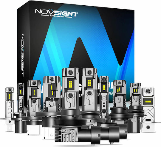 NovSight Крушка за Автомобил и Мотоциклет H1 / T11 Canbus LED 6500K Хладно Бяло 12V 60W