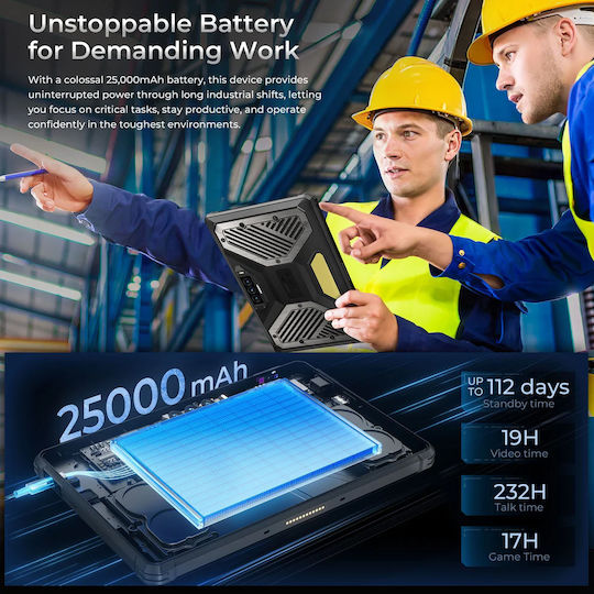 Oukitel RT10 5G 11" Tablet (12GB/512GB) Μαύρο