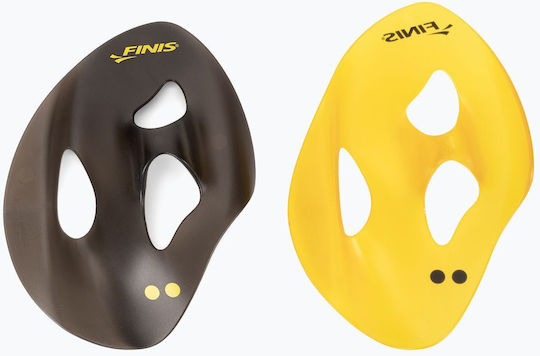 Finis Iso Schwimmhandpaddel Gelb Schwarz Größe S