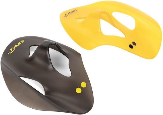 Finis Iso Schwimmhandpaddel Gelb Schwarz Größe S