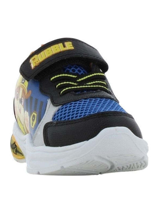 Παιδικά Sneakers με Σκρατς & Φωτάκια Μπλε