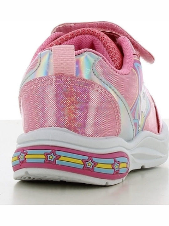 Unicorn Παιδικά Sneakers με Φωτάκια Φούξια