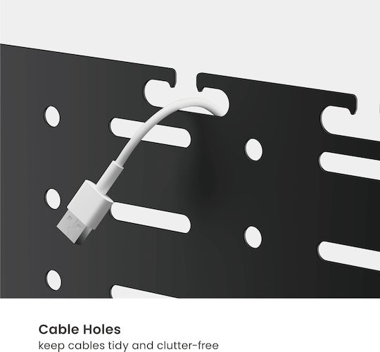 Brateck Cable Management Office Cc11-20-1 Metal 384x63x307mm Black