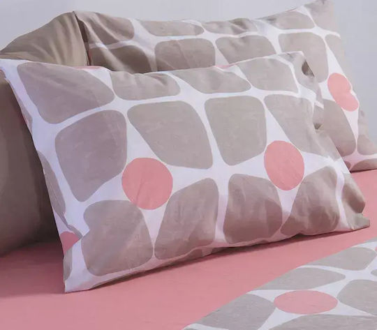 Nef-Nef Homeware Casual Bettlaken King Size 4 Stück 240x270cm mit Gummibettlaken