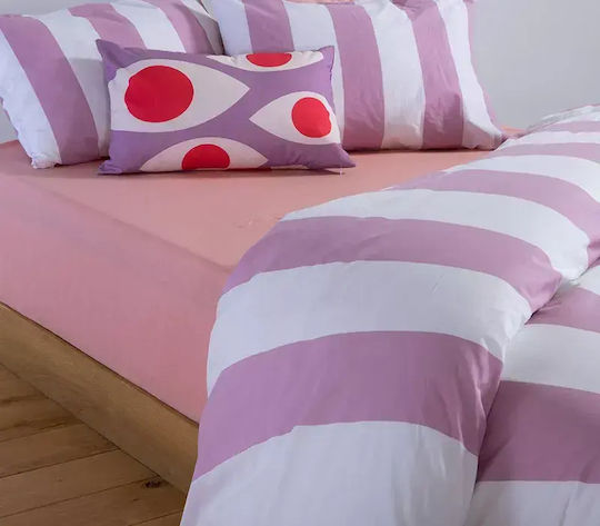 Nef-Nef Homeware Casual Set Cearceaf cu 2 Fețe de Pernă Super King cu Elastic 170x270+35cm 3 (3 bucăți)