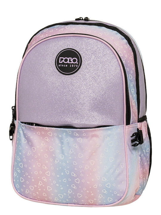 Polo Schulranzen Rucksack Grundschule Rosa 25lt