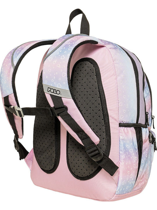Polo Schulranzen Rucksack Grundschule Rosa 25lt