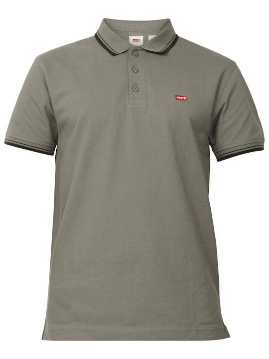 Levi Polo Μπλούζα Κοντομάνικη Xακι