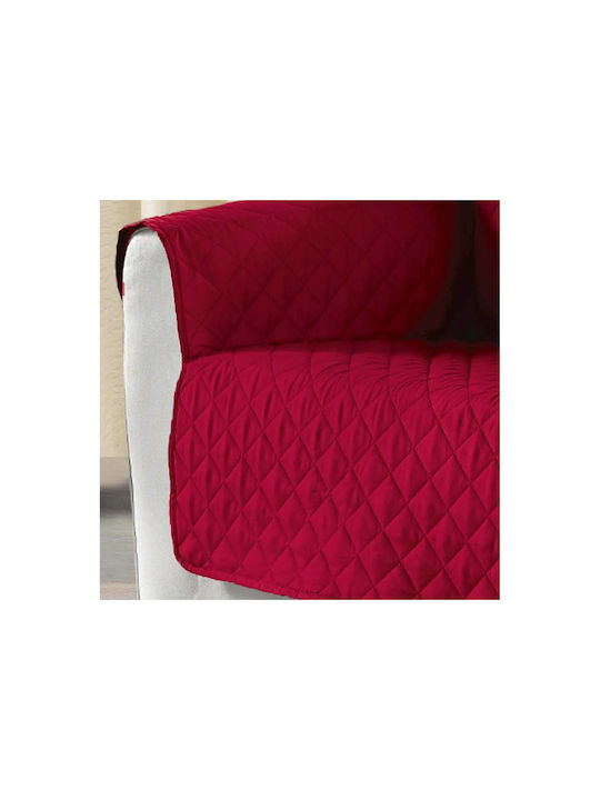 Douceur d'Intérieur Σετ Ελαστικά Καλύμματα Σαλονιού Red 179x179cm