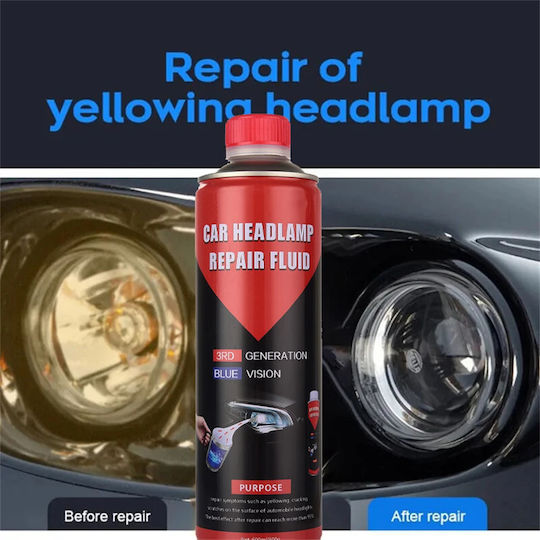 Professional Replacement Liquid Lamp Headlight Restoration 800gr Red Blue Vision 3rd Generation 2pcs Tc-382