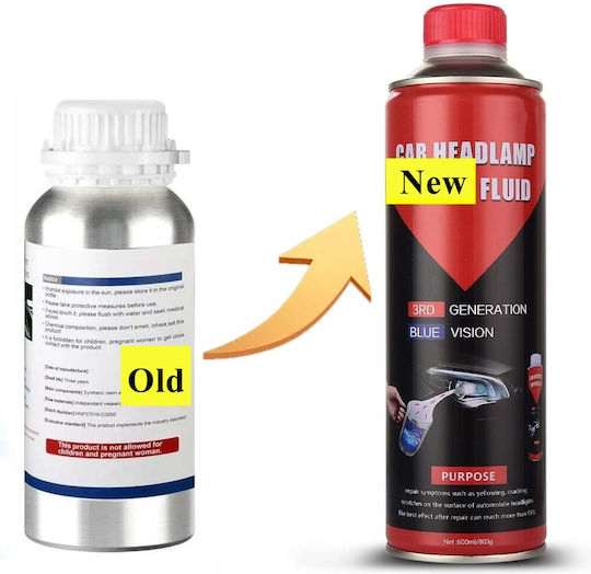 Professional Replacement Liquid Lamp Headlight Restoration 800gr Red Blue Vision 3rd Generation 2pcs Tc-382
