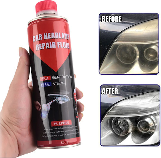 Professional Replacement Liquid Headlight Defogging Lamp 800gr Red Blue Vision 3rd Generation 3pcs Tc-383