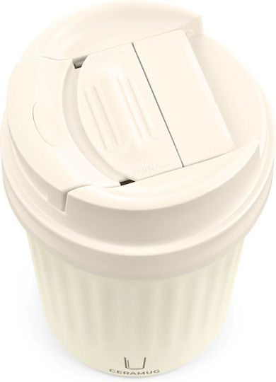 Troika Plastic Thermos Bottle Glass 500ml Ceramug 500