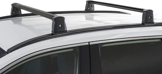 Menabo Bare De Acoperiș Din Aluminiu 113 Cm Pentru Ford Tranzit 2020+ Set Cu Picioare Negre