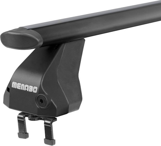 Menabo Bare De Acoperiș Din Aluminiu Pentru VW Caddy 2015-2020 Set Cu Picioare Negre