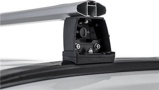 Menabo Bare De Acoperiș Din Aluminiu 113 Cm Pentru Ford Tranzit 2020+ Set Cu Picioare Negre