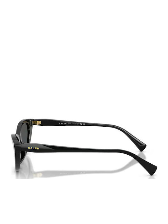 Ralph Lauren Women's Sunglasses with Black Horn-Rimmed Frame and Black Lens RA5352U 500187