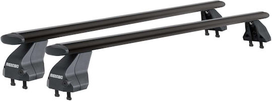 Menabo Omega Plus Black Cross Bars Volkswagen T6 Multivan Model 2015+