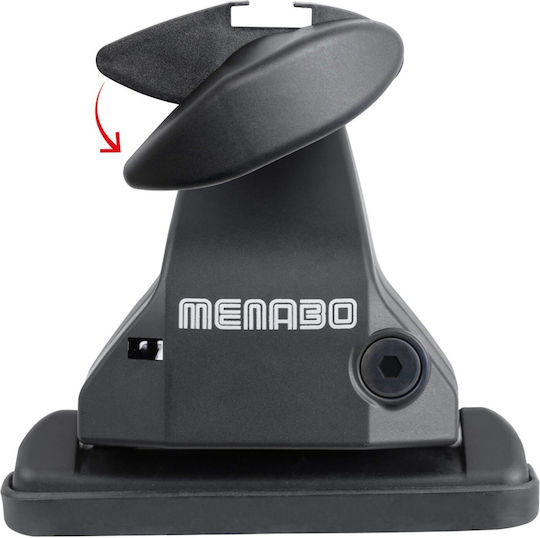 Menabo Omega Plus Black Cross Bars Volkswagen T6 Multivan Model 2015+