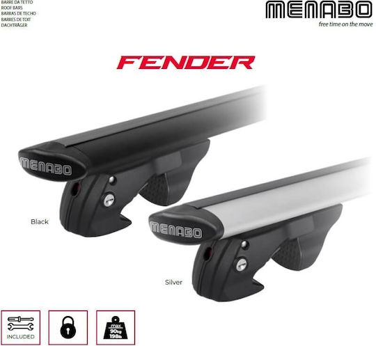 Menabo Bare Argintii De Acoperiș Fender Alfa Romeo 159 Sportwagon 2006-2008