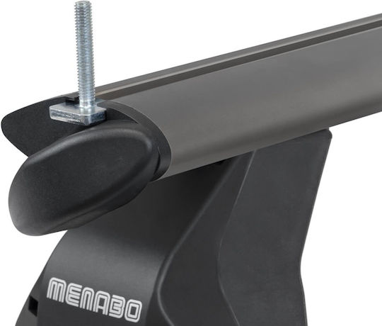 Menabo Bare De Acoperiș Din Aluminiu Pentru Mazda 3 5D 2019+ Set Cu Picioare Negre