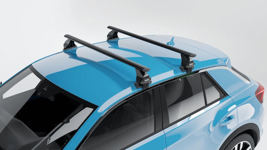 Menabo Bare de Acoperiș din Aluminiu pentru Ford B-Max 5D 2012+ Set cu Picioare Negre