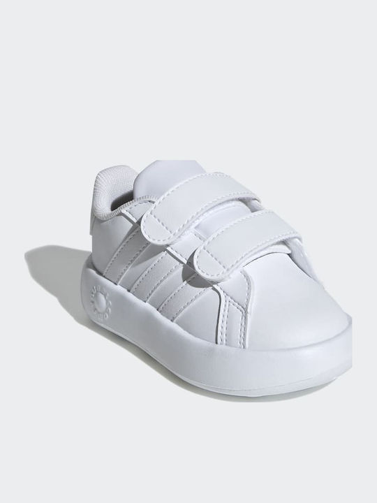 Grand Court 2.0 Παιδικά Sneakers με Σκρατς Λευκά
