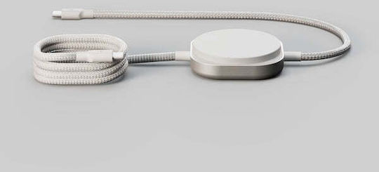Zens Magnetic USB 2.0 Cable USB-C Male - USB-C 240W PD White 1.5m