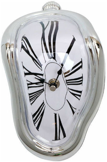SPV SPV Tabletop Clock Plastic Silver