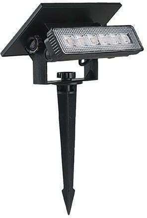 V-TAC Lumină Solară de Perete 0.9W 80lm cu Lumină Alb Cald 3000K IP65