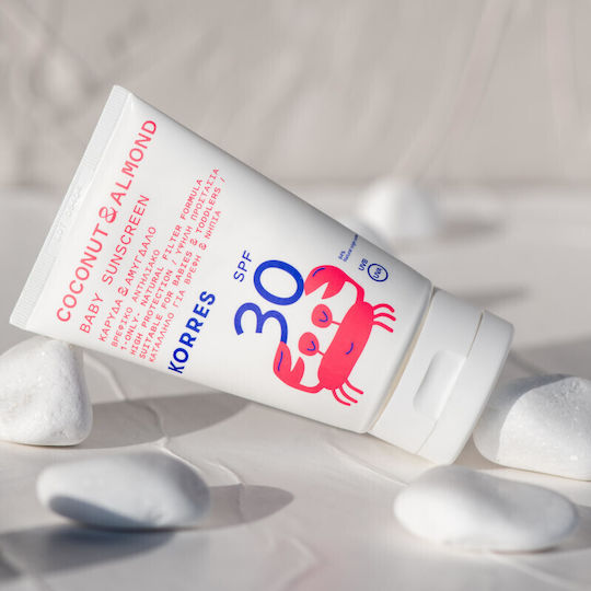 Korres Coconut & Almond Бебешко Слънцезащитно Емулсия SPF30 100мл