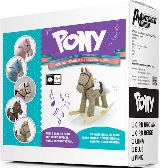 Milly Mally Schaukelndes Spielzeug Pferd Blau